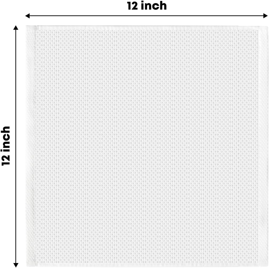 Artoid Mode 100% Cotton White Waffle Weave Kitchen Dish Cloths, 12x12 Inch Ultra Soft Absorbent Quick Drying Kitchen Dish Towels Set of 6