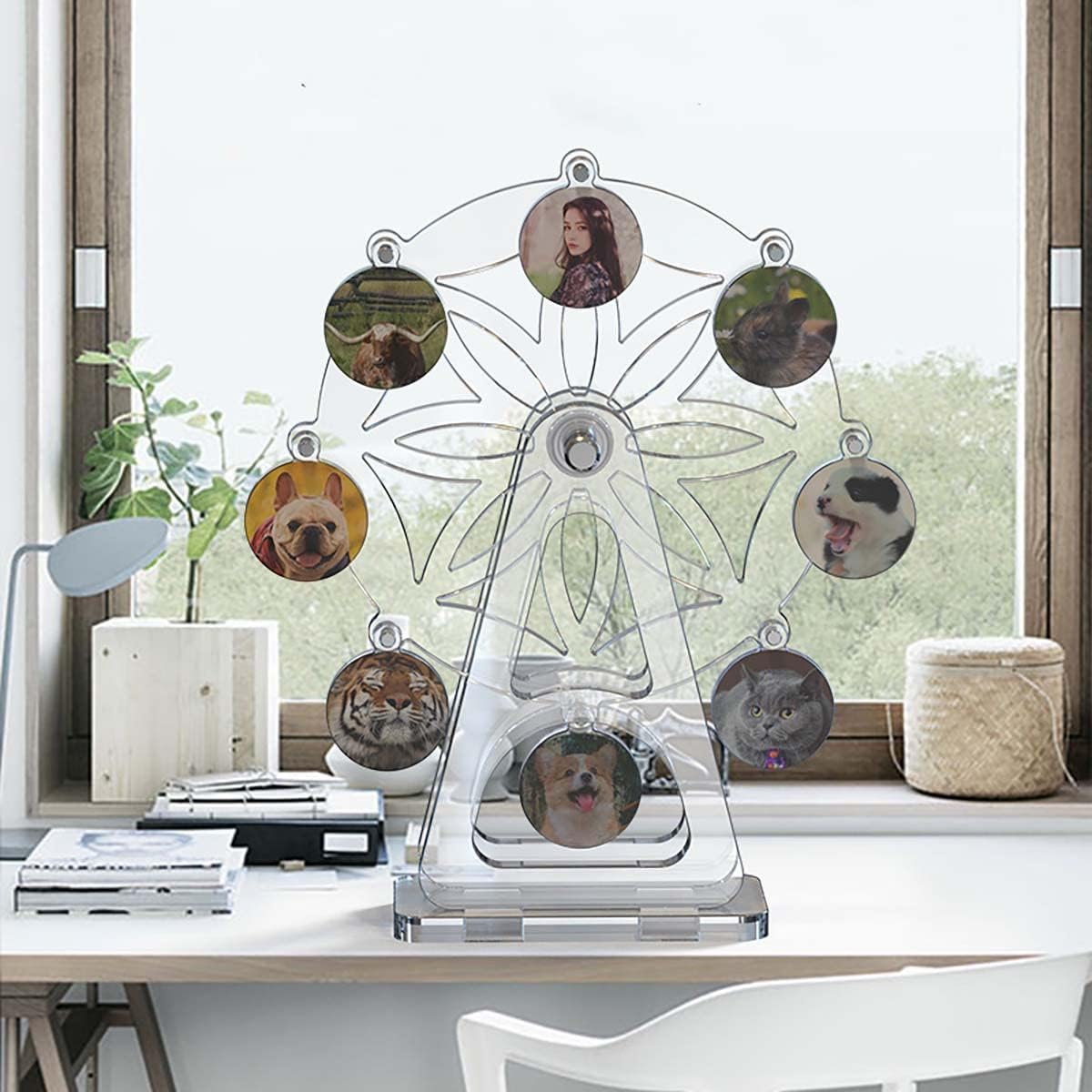 Ferris Wheel Resin Mold Set - Silicone Mold for Resin, Cake Decorating, Coasters, Desktop Decoration