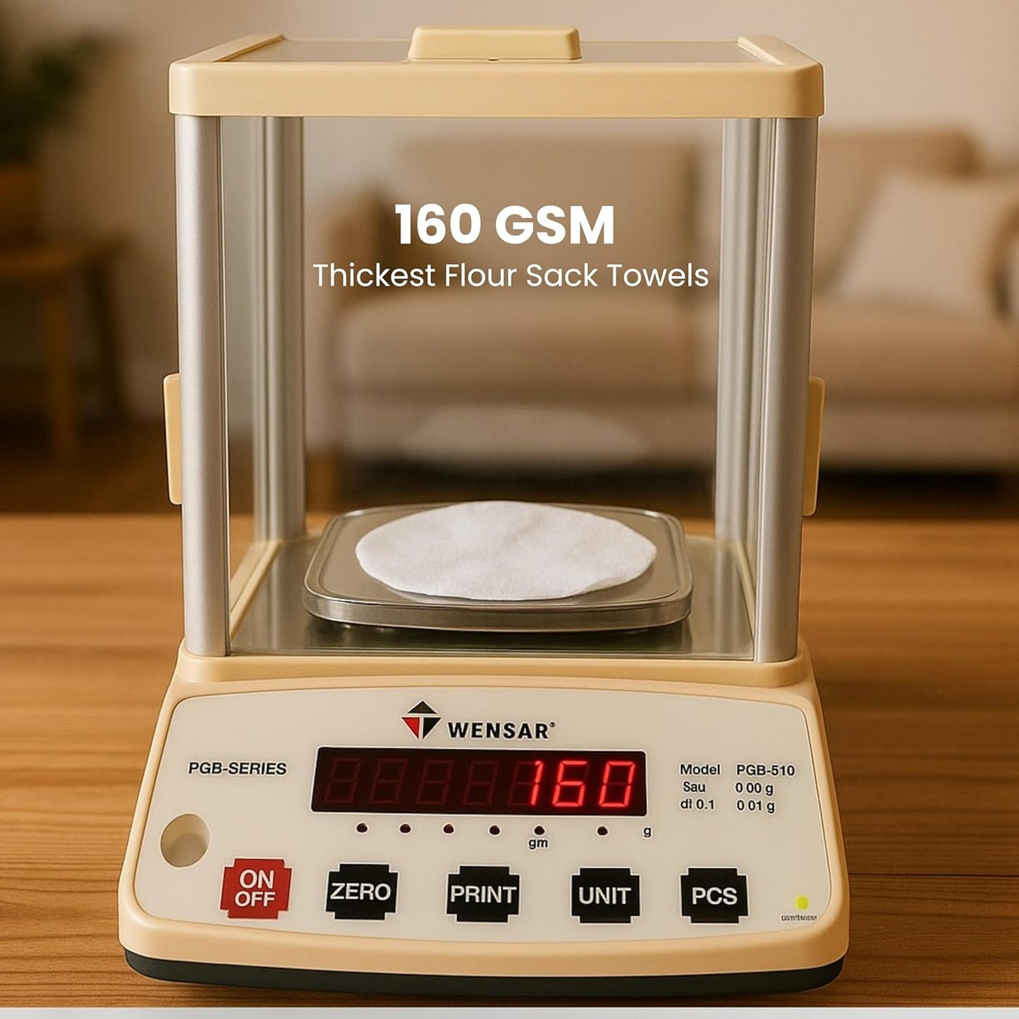 LITO LINEN AND TOWEL Flour Sack Towels - 100% Cotton Tea Towels for Crafts, Dish Towels for Kitchen, Embroidery, Cleaning, Baking (Pack of 2) - 18"x 28"