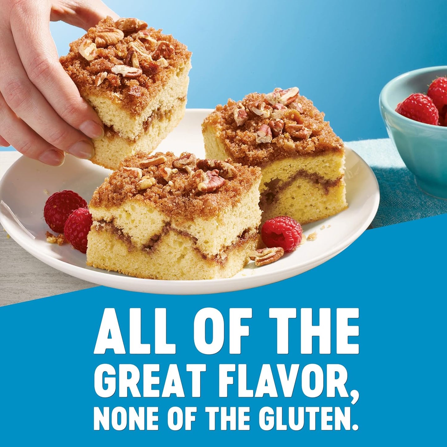 Krusteaz Gluten Free Baking Mix, Cinnamon Swirl Crumb Cake & Muffin Mix, 12-Ounce Box (Pack of 12)