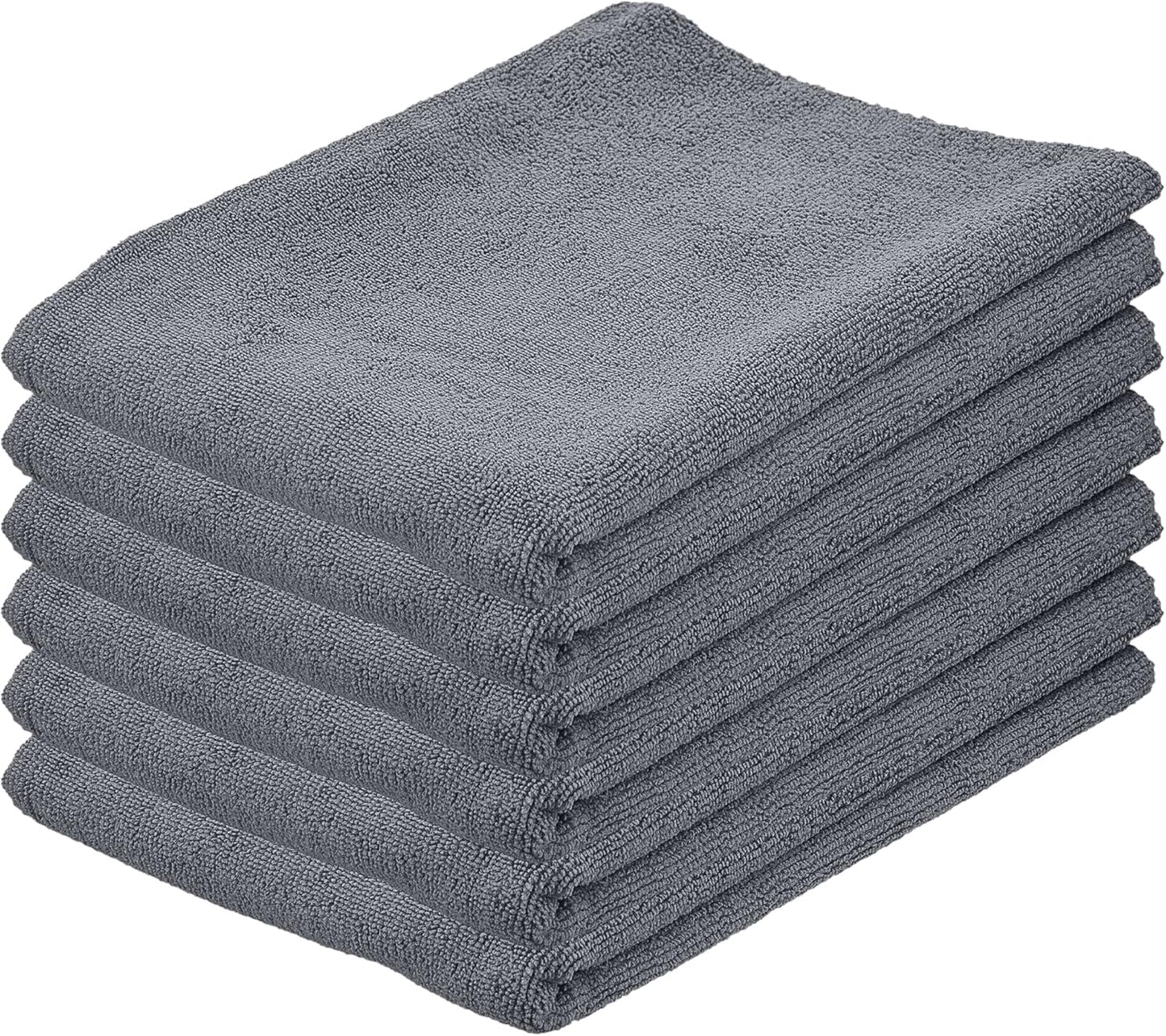 Superio Microfiber Squeegee Mopping Towel Extra Large Miracle Cloth 20 x 30 Streak Free Microfiber Floor Cloth-Rag for Cleaning House, Kitchen, Bathroom-Scratch Free- 6 Pack