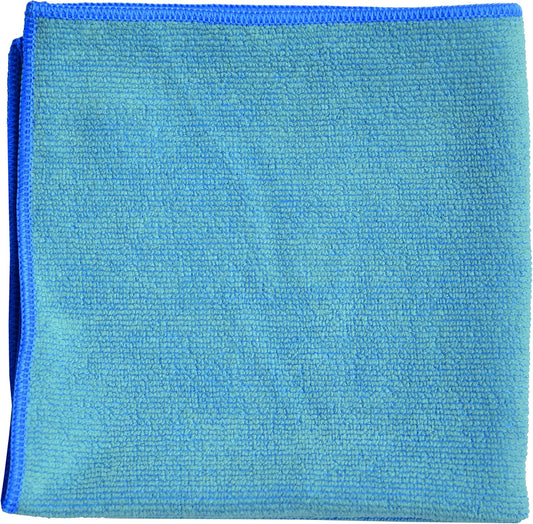 TASKI Diversey D7524116 MyMicro Commercial Microfiber Cleaning Cloth, Reusable & Lint Free - Large 14 Inch x 14 Inch, Blue, (Pack of 20)